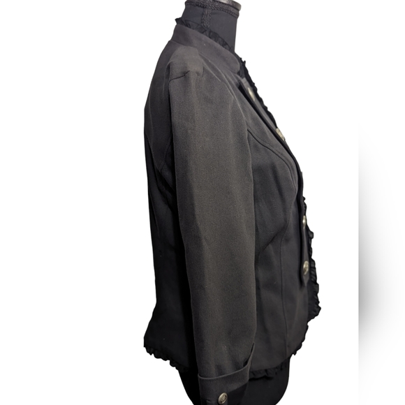 Maurices | NWT Women's Blazer Jacket | Black | Military Vibe | Size Small - Picture 8 of 14